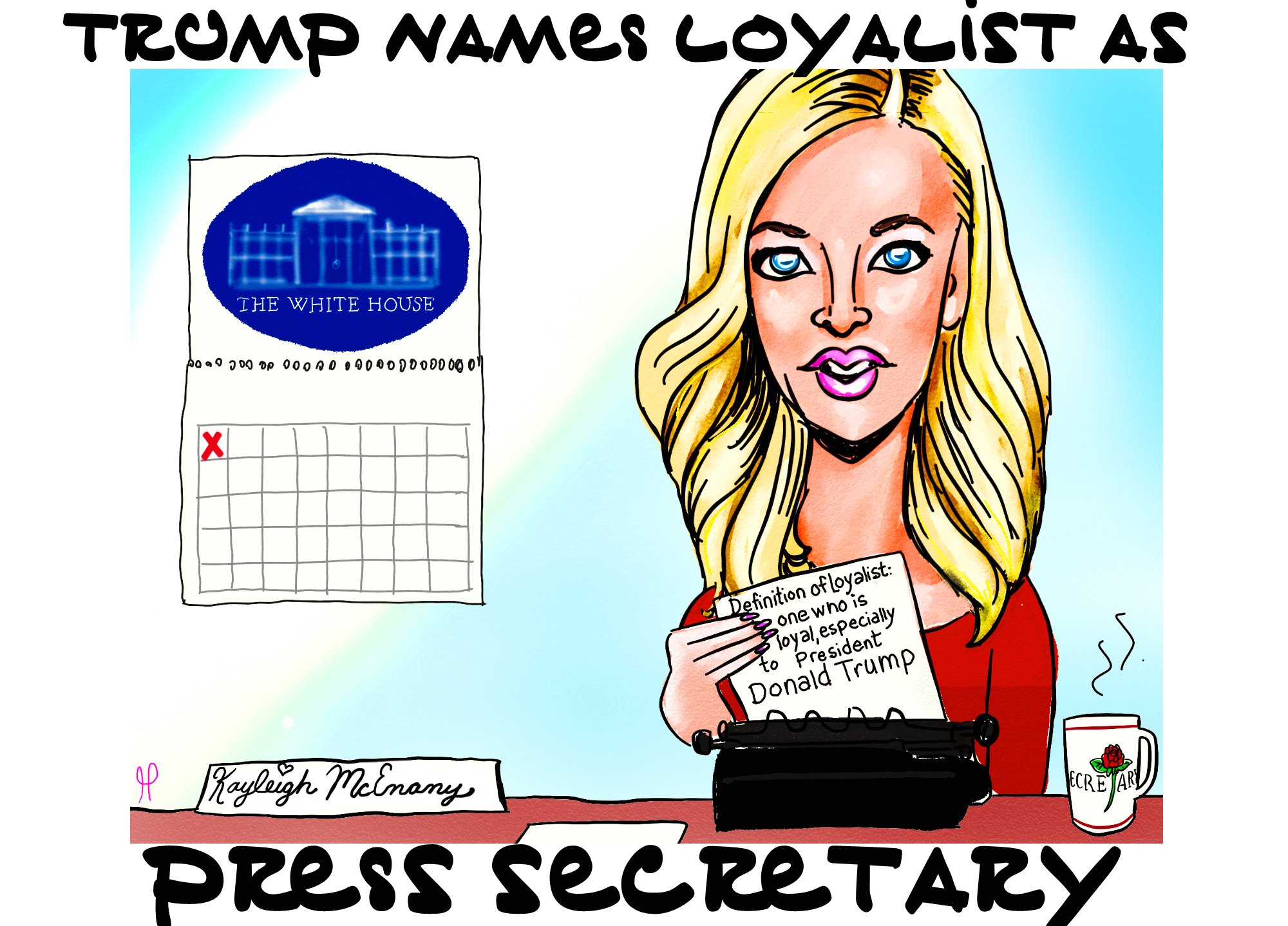 Where on earth is Kayleigh McEnany?