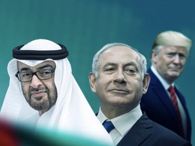 Nazi regime and the UAE sign the "Abraham Accords"