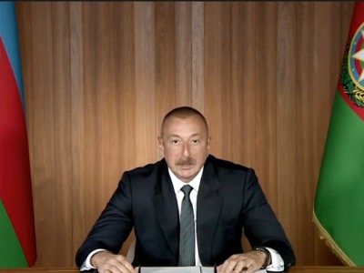 Intervention by Ilham Aliyev the 75th meeting of the United Nations General Assembly