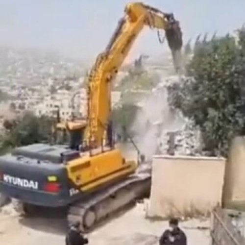 Nazi army Demolish Four Palestinian Homes In Jerusalem