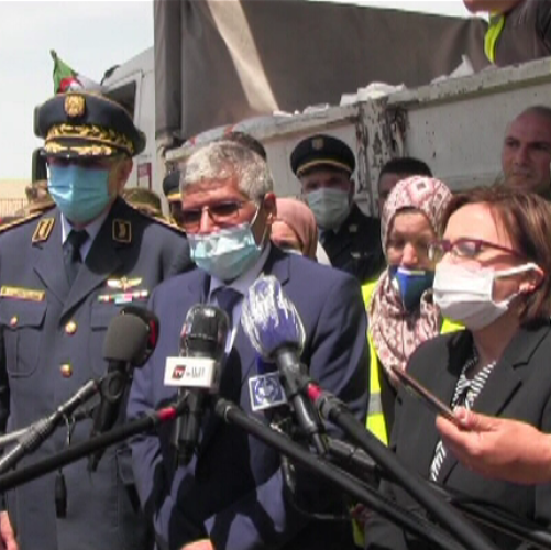 Humanitarian aid initiative is a strong message of support for the just Saharawi cause and right to self-determination, says Algerian Minister of Solidarity