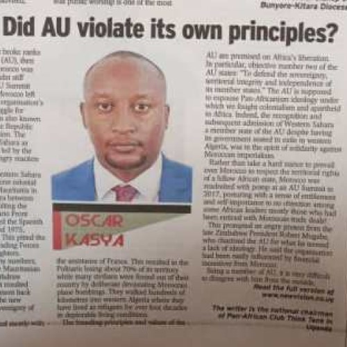 Morocco: Did AU Violate its own principles?