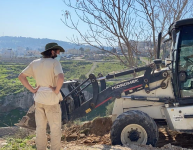 Bethlehem: Nazi Colonists Uproot Palestinian Lands