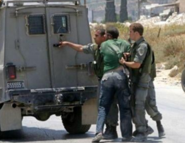 Nazi Soldiers Abduct A Palestinian