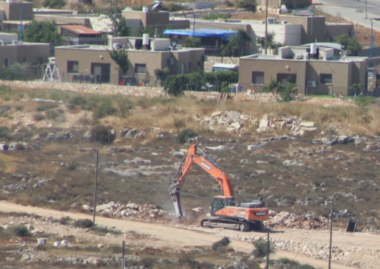 Nazi Army Bulldozes Palestinian Lands
