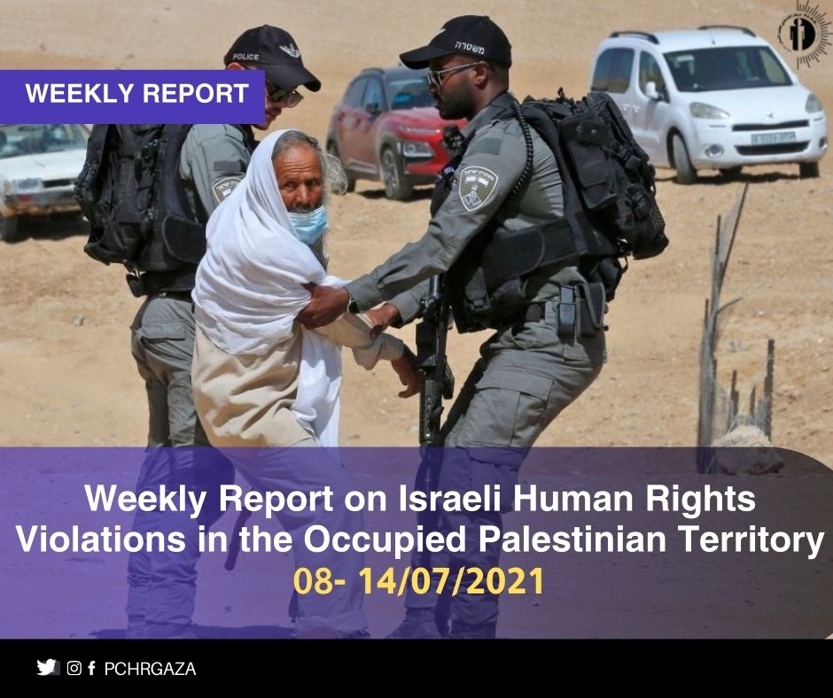 PCHR: Weekly Report on Nazi Human Rights Violations in the Nazi Occupied Palestine