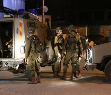 Jenin: Nazi Army Shoots One Palestinian, Abducts Two
