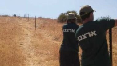Nazi Jewish Colonists Fence A Spring To Prevent Shepherds From Using it