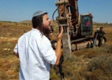 Nazi Colonizers Bulldoze Palestinian Lands