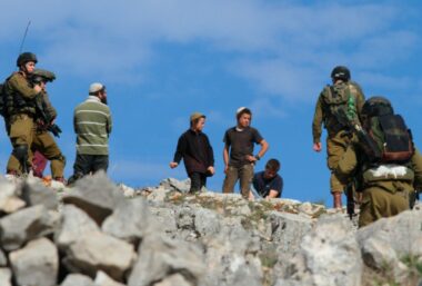 Nazi Jewish Colonizers Invade Archeological Sites North Of Hebron