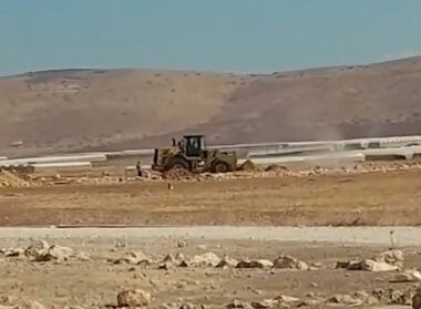 Tubas: Nazi Army Destroys Road, Demolishes Agricultural Room
