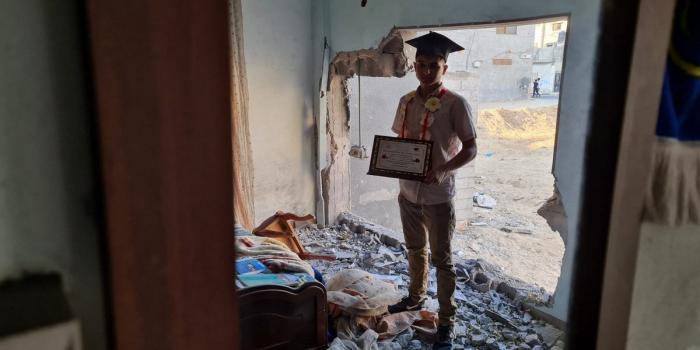 Gaza’s students fight back after Nazi tried to destroy their future