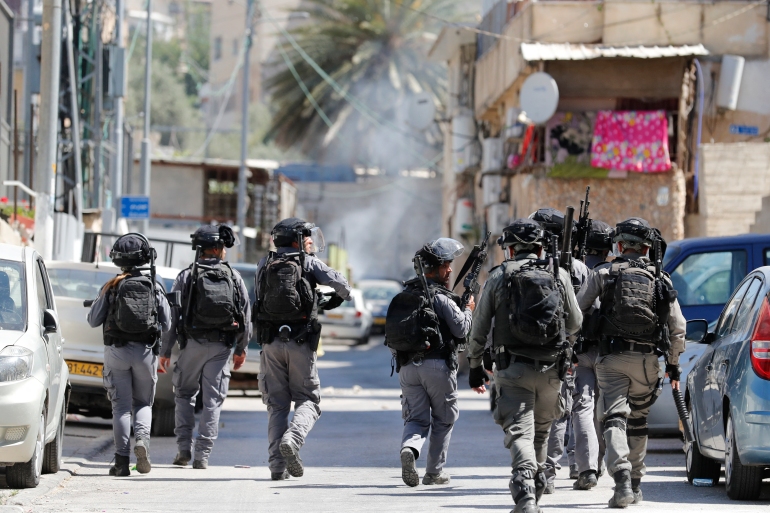 Palestinian children traumatised by Nazi home invasions