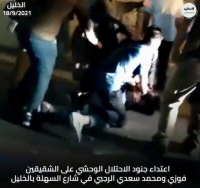 Hebron: Nazi Army Abducts Four Palestinians After Nazi Colonizers Assaulted Them