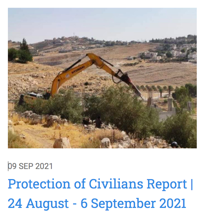 OCHA: Protection of Civilians Report