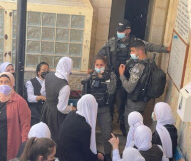 Jerusalem: Nazi Soldiers Invade School, Abduct Principal, Confiscate Computers