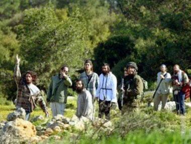 Bethlehem: Nazi Jewish Settlers plant Palestinian-owned land as means to seize it