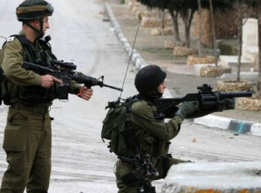 Ramallah: Nazi Army Shoots One Palestinian, Abducts Another