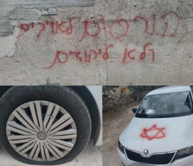 Nazi Settlers Vandalize Palestinian Property In Northern West Bank