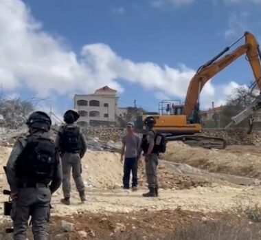 Hebron: Nazi Army Demolishes Another Home