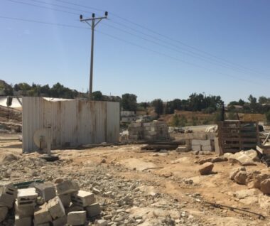 Nazi Army Halts Construction Of Palestinian Home Near Hebron
