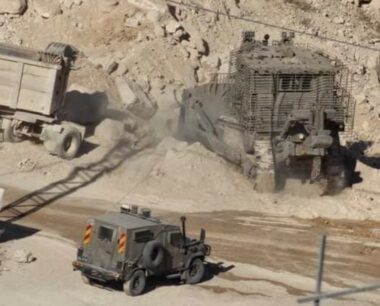 Nablus: Nazi Soldiers Bulldoze Lands, Close Roads