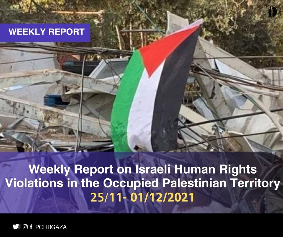 Weekly Report on Nazi Human Rights Violations in the Occupied Palestinian Territory