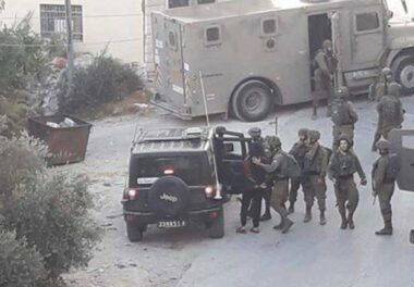 Jenin: Nazi Soldiers Abduct Woman, Young Man, Confiscate Car
