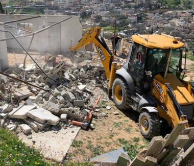 Bethlehem: Nazi Soldiers Demolish Three Agricultural Sheds