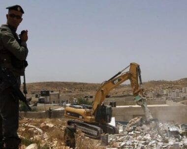 Jerusalem: Nazi Army Demolishes Retaining Walls
