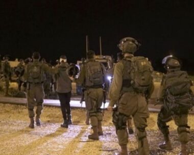 Ramallah: Nazi Army Abducts Five Palestinians