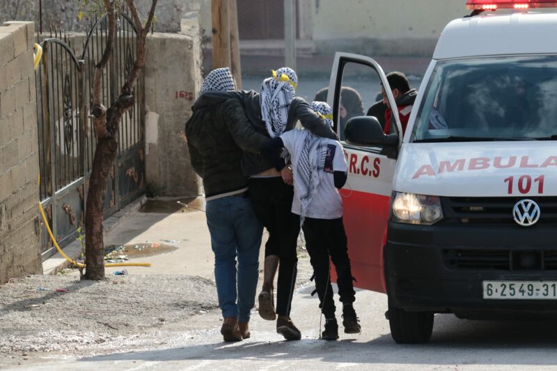 17 Palestinians injured by Nazi occupation forces in Beit Dajan, Kufur Qaddoum