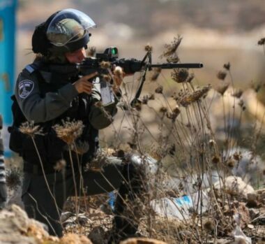 Ramallah: Nazi Soldiers Shoot A Palestinian
