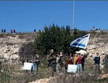 Salfit: Nazi Colonizers Illegally Annex Palestinian Lands