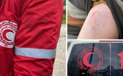 Nablus: Nazi Army Injures Many Palestinians, Cause Damage To Ambulance