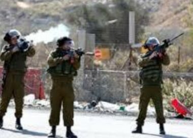 Qalqilia: Nazi Army Shoots A Palestinian Child