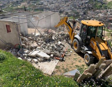Nablus: Nazi Army razes agricultural structures