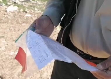Ramallah: Nazi Army To Demolish Bedouin Community