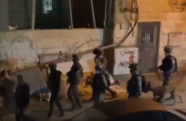 Nazi Soldiers Abduct Fifteen Palestinians In West Bank And Gaza