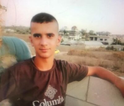 Hours After Killing A Young Man, Nazi Soldiers Kill Palestinian Teen In Jenin