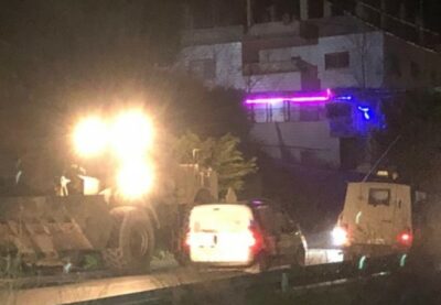 West Bank: Nazi Army Closes Main Road With Concrete Blocks
