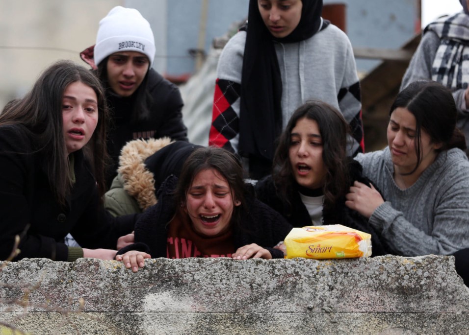 Nablus: Nazi soldiers Shoot A Palestinian Child During Funeral Of Slain Young Man