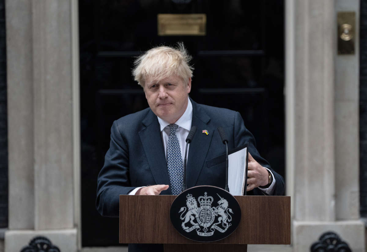 Boris Johnson Spends Last Days in Office Laying Minefield for His Successor