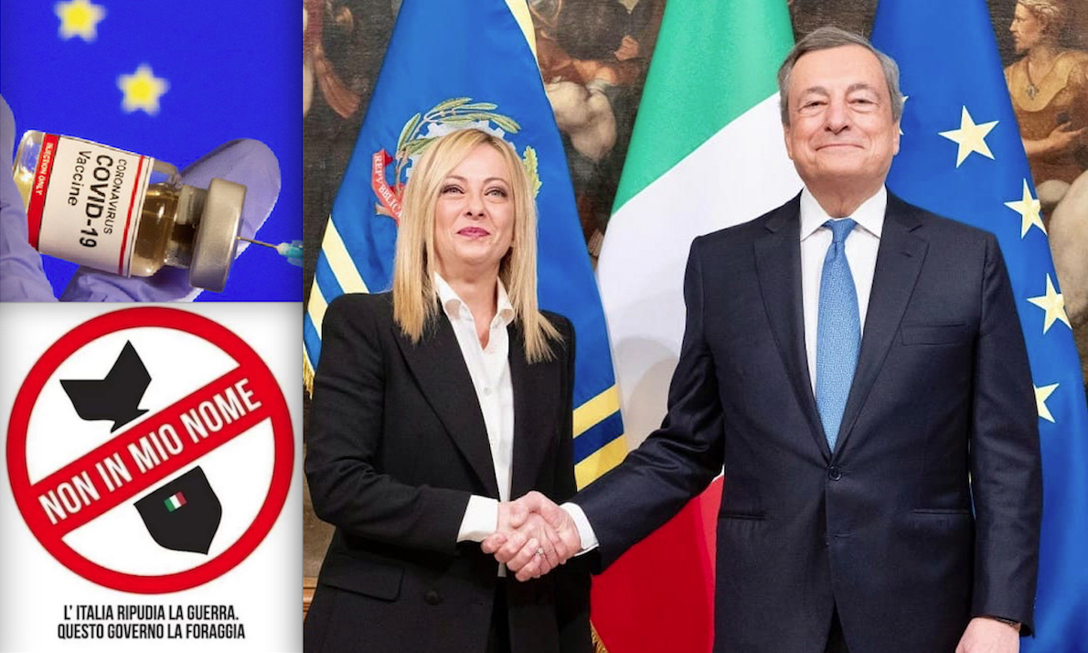 Goodbye Spaghetti & Mandolino… Welcome Weapons & Vaccines! Italian Govt Changed. Not the New World Order’s Style