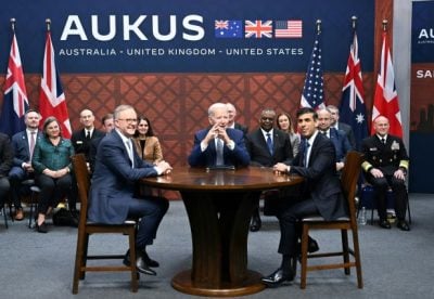 AUKUS Meeting (Biden, Sunak, Albanese) Furthers “China Containment Strategy” with New Nuclear-powered Submarine Deal