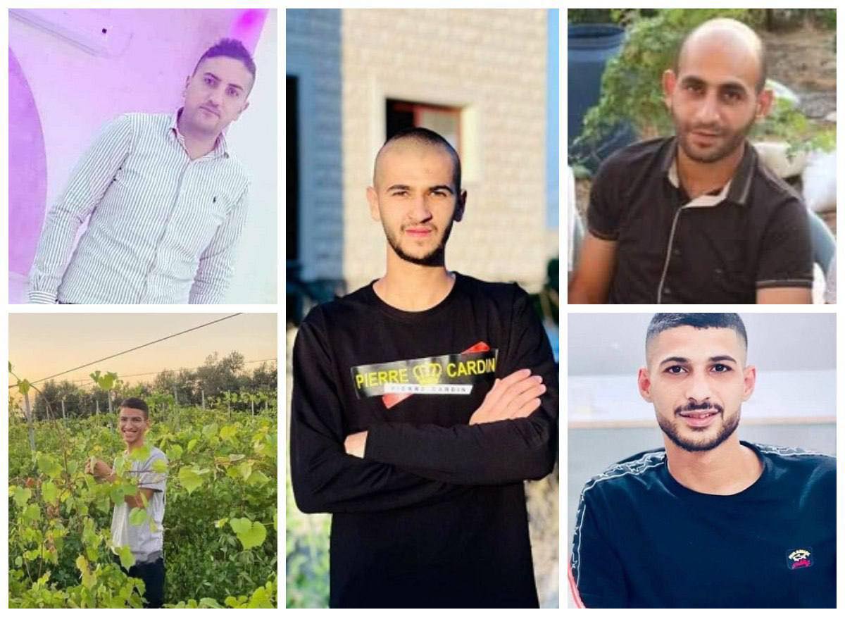 Tulkarem: Nazi Army Kills Five Palestinians