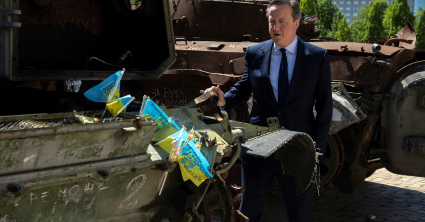Tory Lord Cameron escalates tensions with Russia in Ukraine