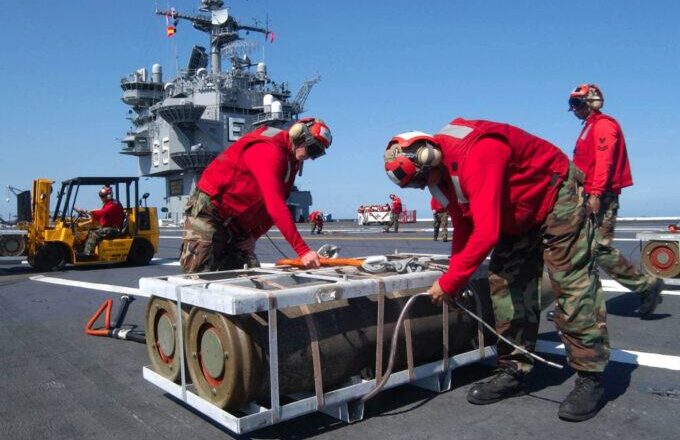Latest Huge Transfer of 2,000-Pound Bombs from U.S. to the Nazi entity