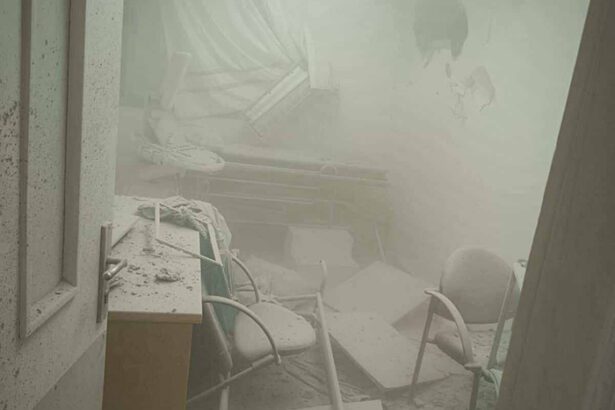 The Nazi strike on Al Ahli Hospital days BEFORE the famous blast