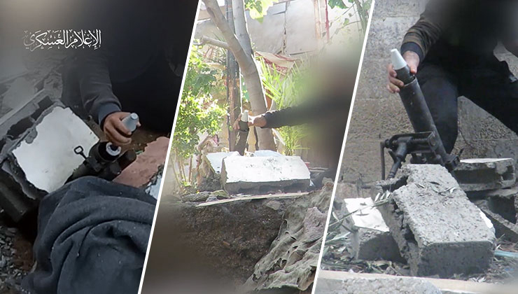 For the 356th day… Al-Qassam Brigades bombards enemy gatherings with mortar shells